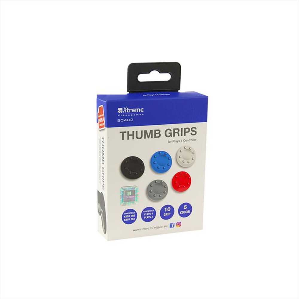 Immagine del prodotto XTREME - 90402 - Thumb Grips-NERO/ROSSO/BIANCO/BLU/GRIGIO