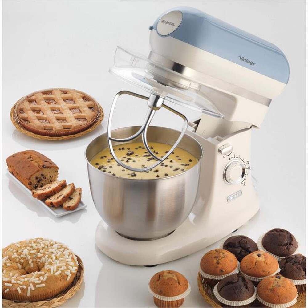 "ARIETE - 1588 Vintage Impastatrice Planetaria 5,5L-celeste"