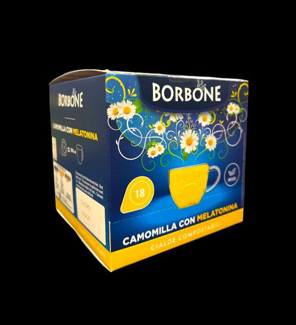 "CAFFE BORBONE - Cialde CAMOMILLA MELATON-Blu/Giallo"
