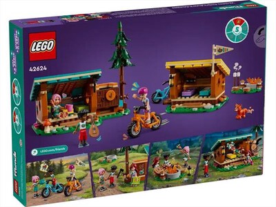 LEGO - CABINE RELAX AL CAMPO AVVENTURE - 42624-Multicolore