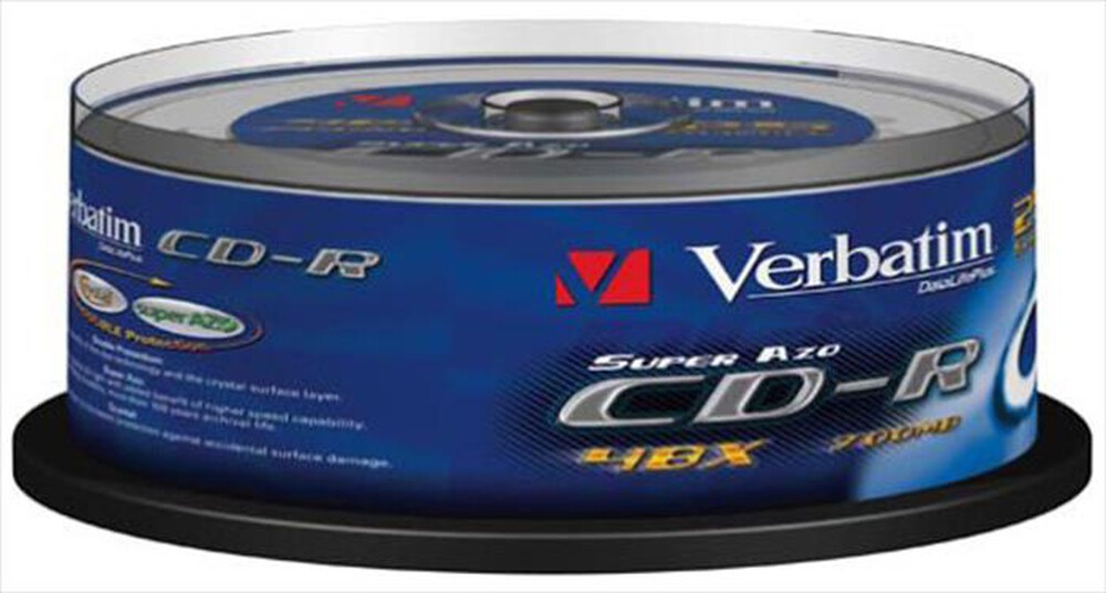 Immagine del prodotto VERBATIM - CD-R 25pz Spindle 48x