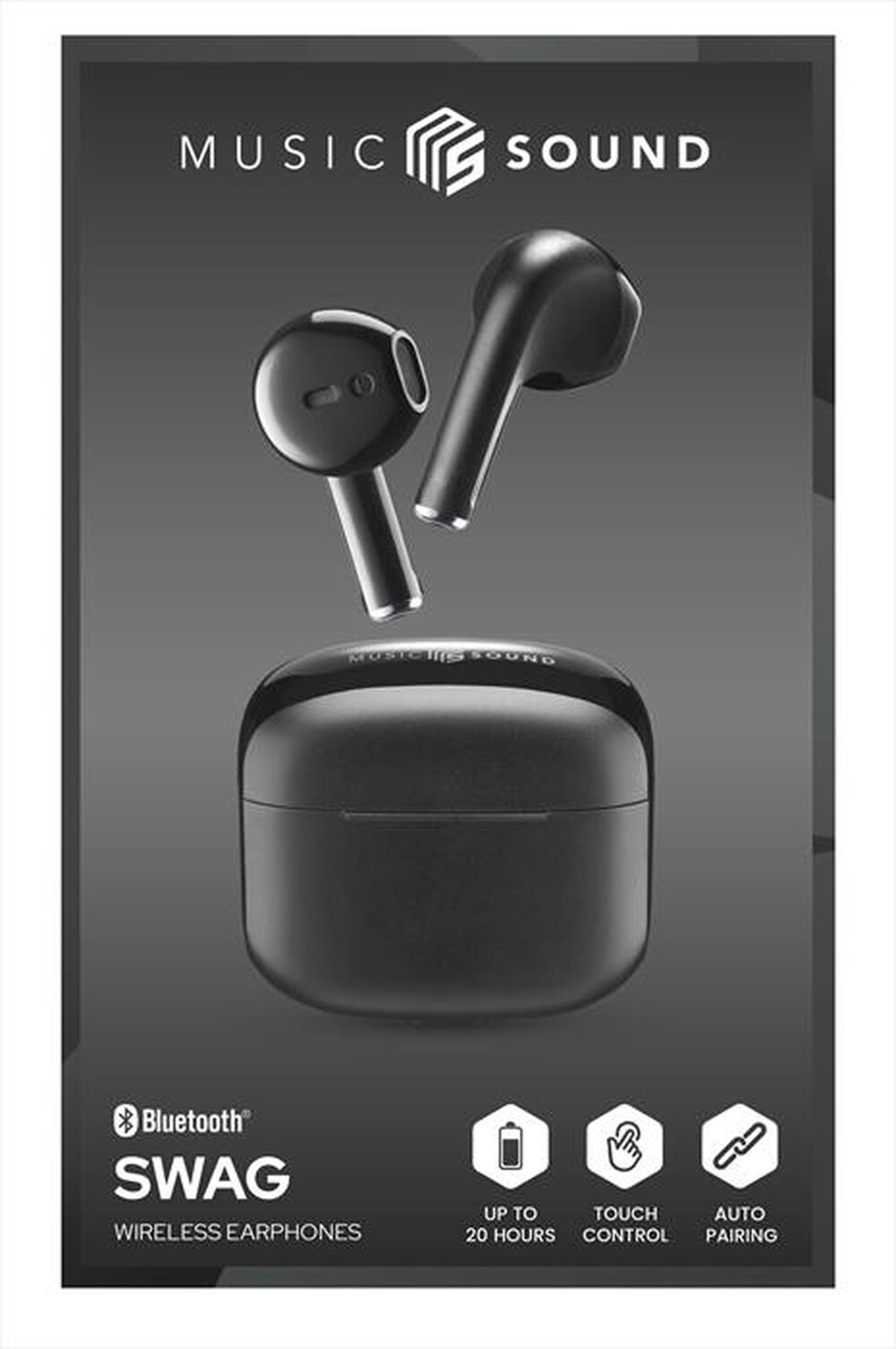 Immagine del prodotto CELLULARLINE - Auricolare bluetooth BTMSTWSSWAGK-Nero
