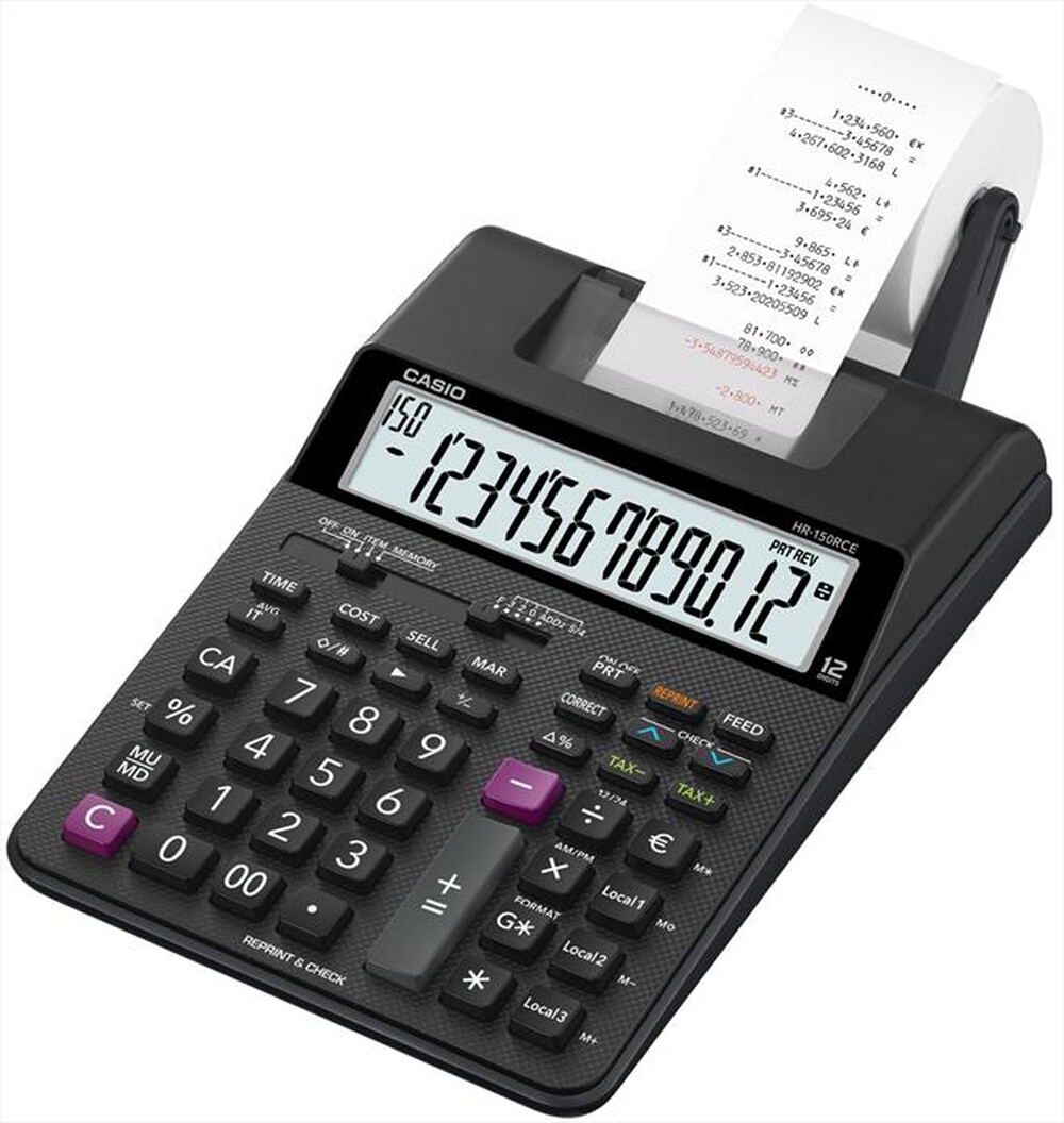 Immagine del prodotto CASIO - HR-150RCE-WA-NERA