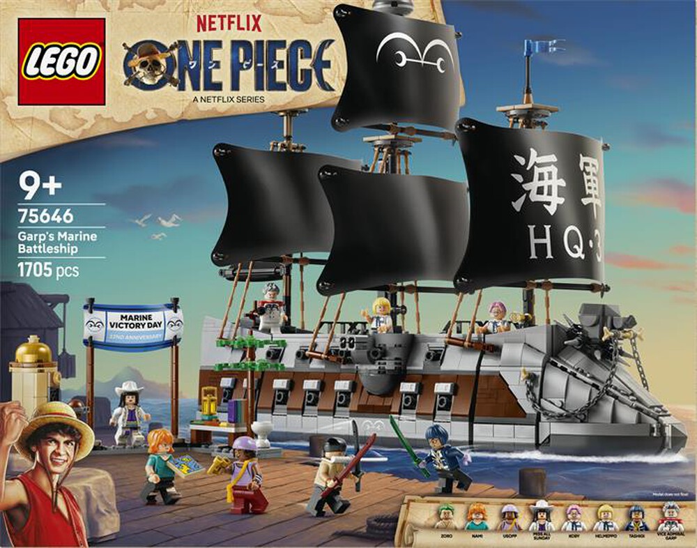 Immagine del prodotto LEGO - ONE PIECE La nave da guerra di Garp - 75646-Multicolore