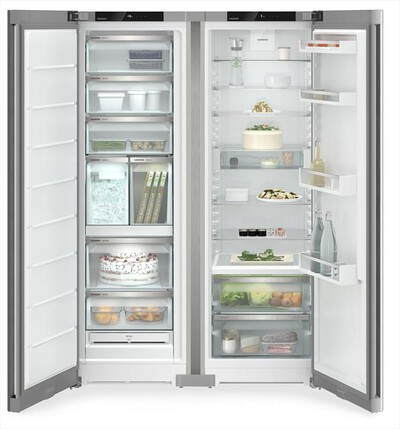 LIEBHERR - Frigorifero side by side XRFSF 5245-20 Classe E-SteelFinish / Silver