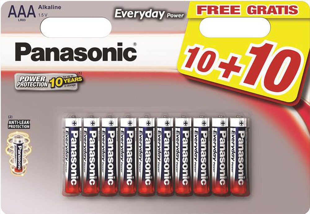 "PANASONIC - LR03EPS/20BW"