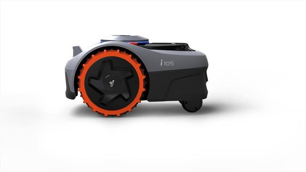 "NAVIMOW by SEGWAY - I105E + MODULO 4G-Grigio / arancione"