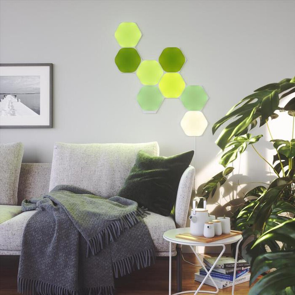 "NANOLEAF - Shapes Smarter Kit - 5 esagoni luminosi (lampade)-BIANCO"