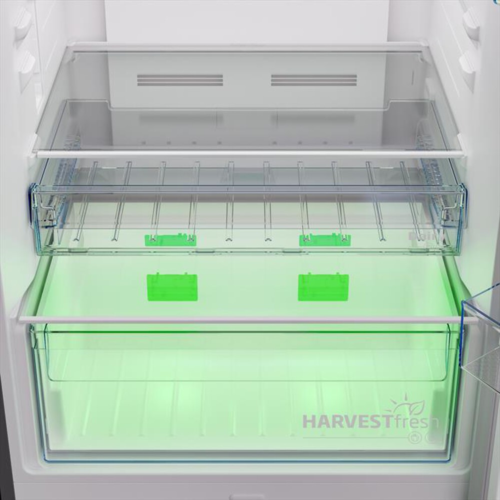 "BEKO - Frigorifero 2 porte RDNE455E40DXBN Classe E 406 lt-Argento"