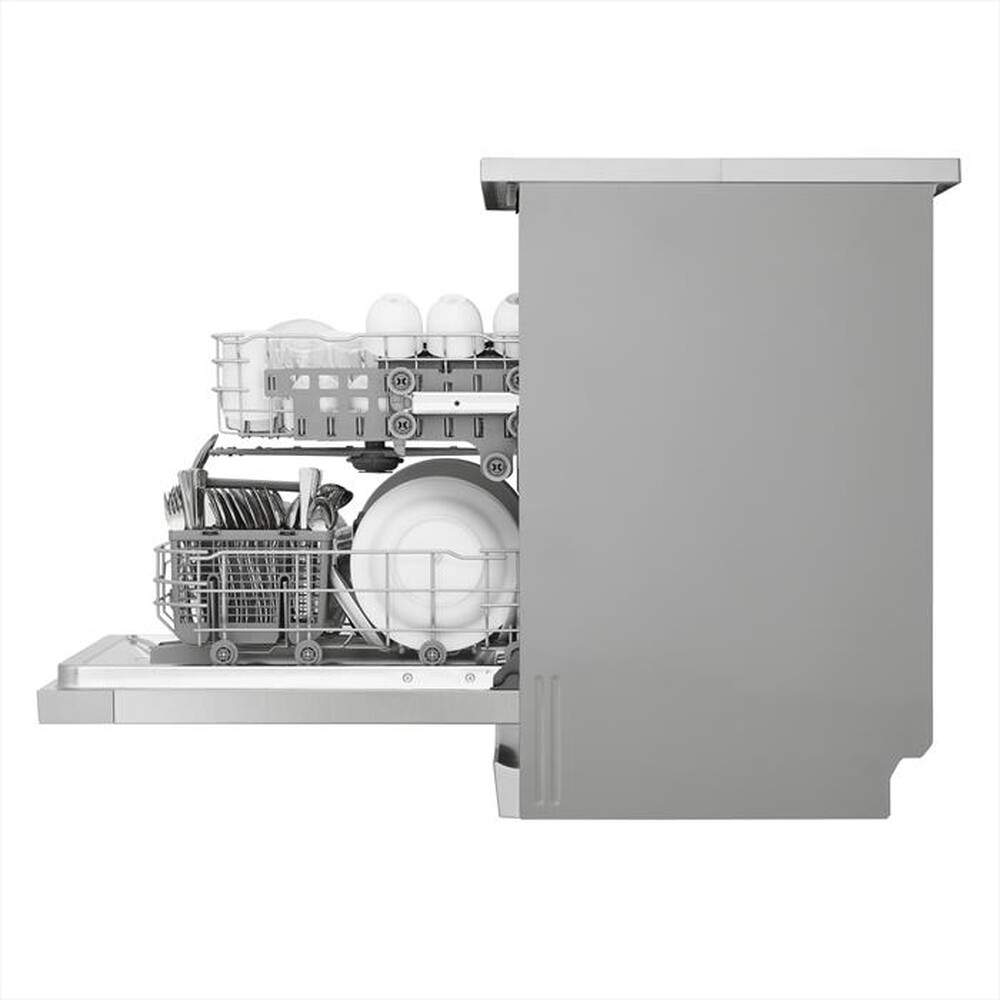 "LG - Lavastoviglie QUADWASH DF141FV Classe D 14 coperti-Prime Silver"