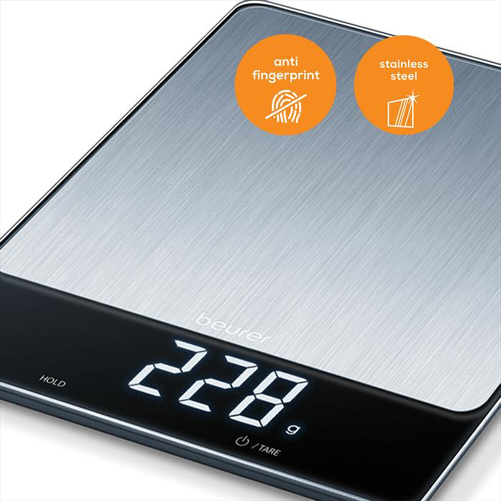 "BEURER - KS 34 XL da cucina in acciaio inossidabile"