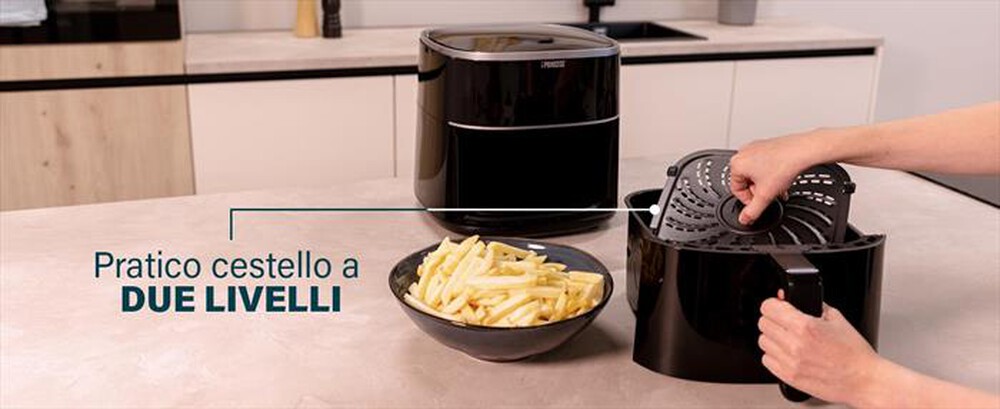 Immagine del prodotto PRINCESS - Friggitrice ad aria AEROFRYER DIGITALE 6 LITRI-NERO / PLASTICA