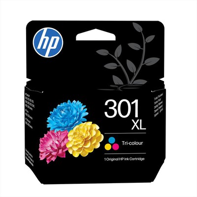 HP - Cartuccia d'inchiostro HP 301XL TRICOMIA-Tricromia, Alta Capacit&agrave;