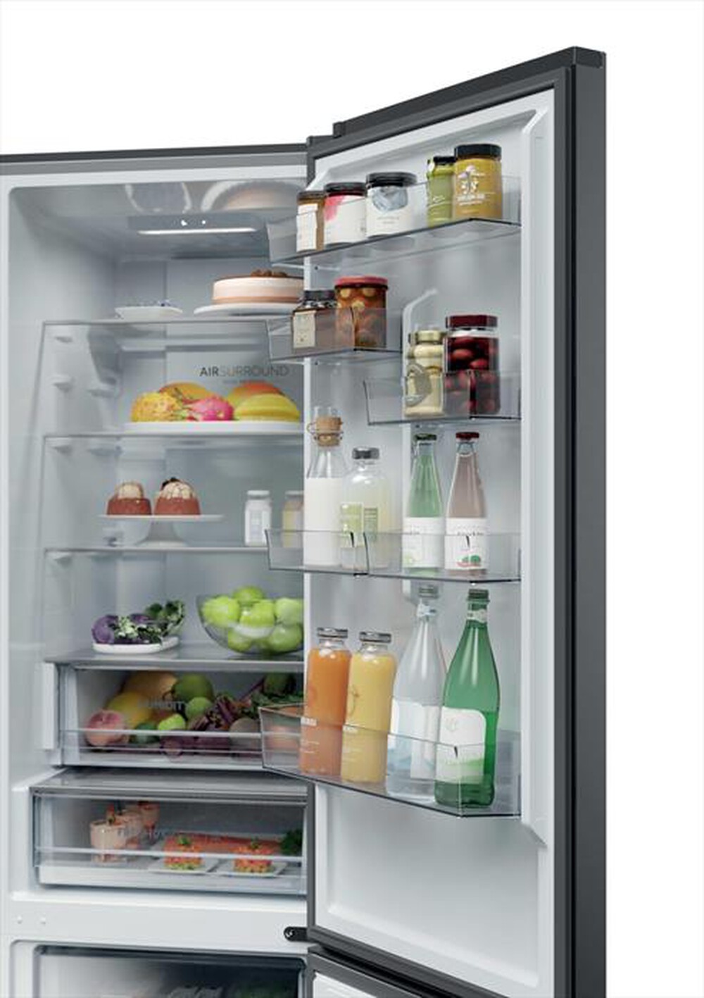 Immagine del prodotto HAIER - Frigorifero combinato HDPR1620ANPK Classe A 409lt-Acciaio inox