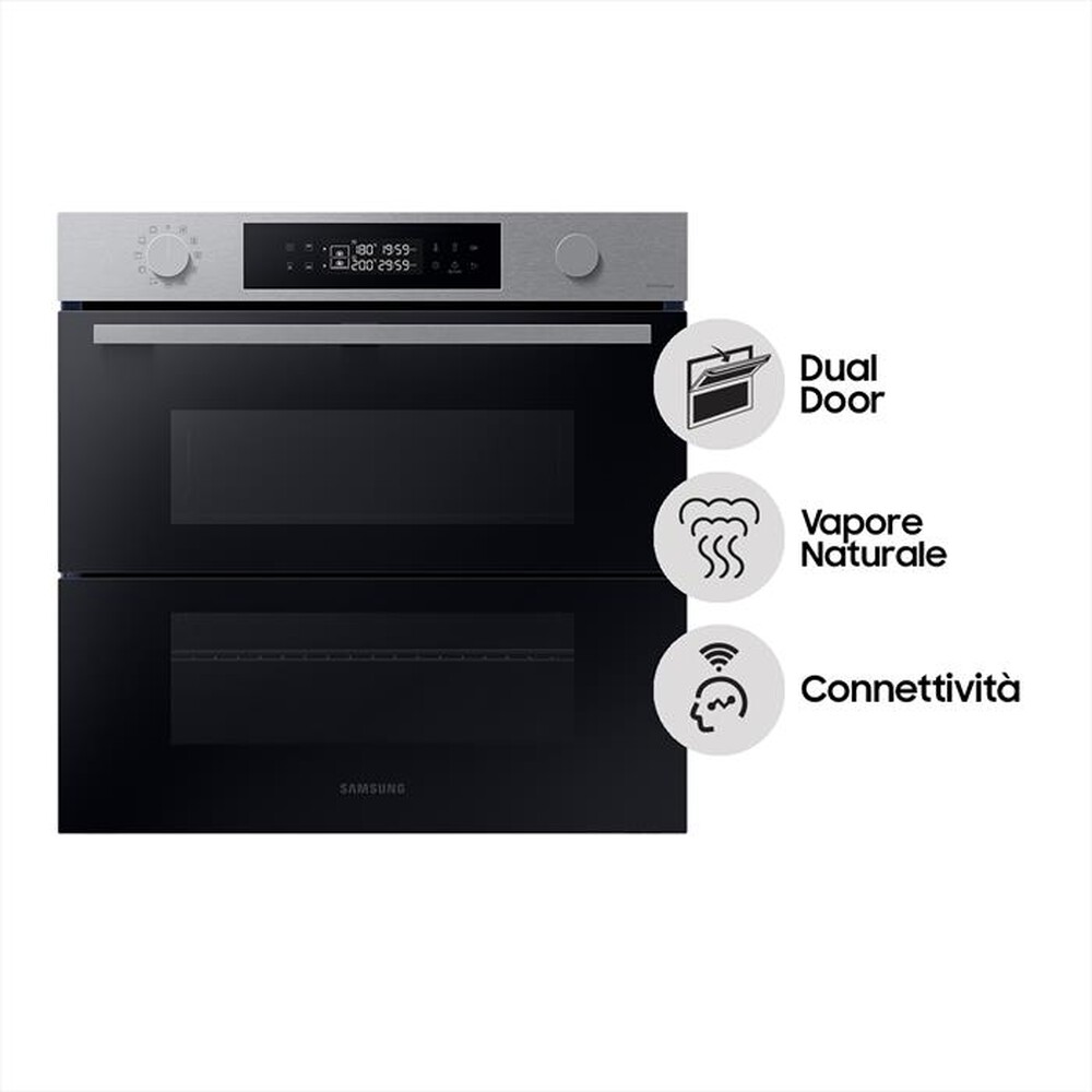 "SAMSUNG - Forno incasso elettrico NV7B45403BS/U5 Classe A+-STSS Nero"