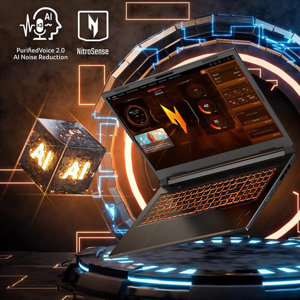 Immagine del prodotto ACER - Notebook NITRO V 17 AI ANV17-41-R1X0-Nero
