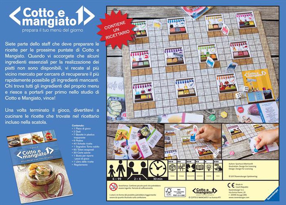 "RAVENSBURGER - RAVENSBURGER COTTO E MANGIATO"