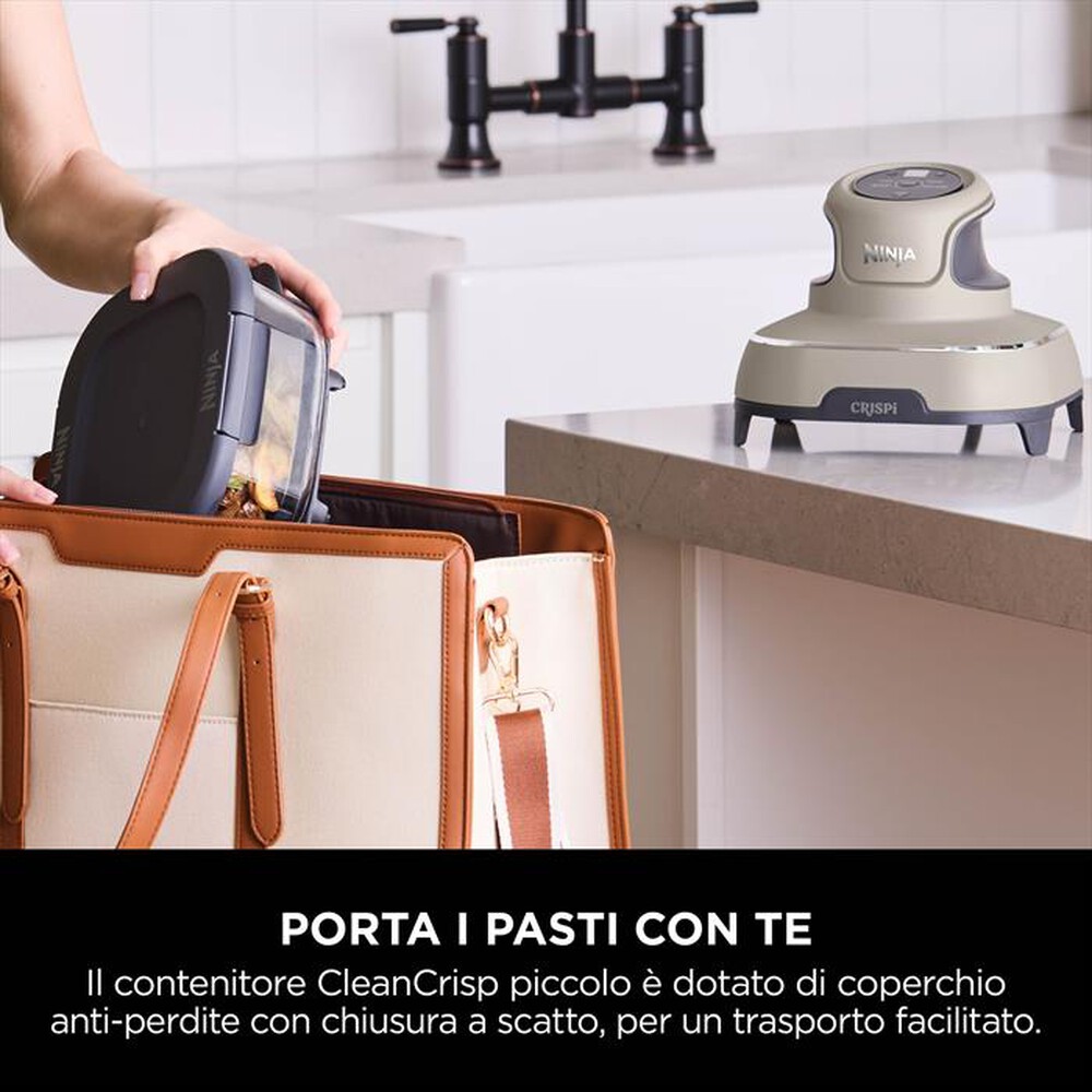 Immagine del prodotto NINJA - FRIGGITRICE AD ARIA IN VETRO PORTATILE CRISPI-Tortora