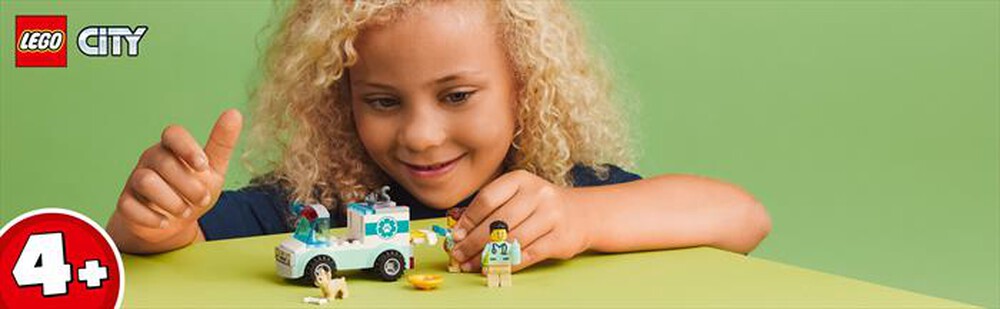 Immagine del prodotto LEGO - CITY FURGONCINO DI SOCCORSO DEL VETERINARIO -60382