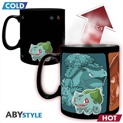 ABYSSE - POKEMON - TAZZA TERMOSENSIBILE- 460ML - EVOLVE-multicolore