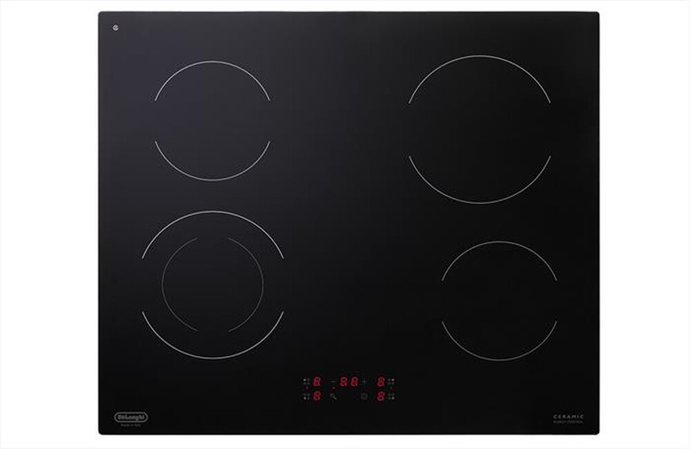 "DE LONGHI - Piano cottura elettrico PVC 61 N 4 fuochi 60 cm-Nero"