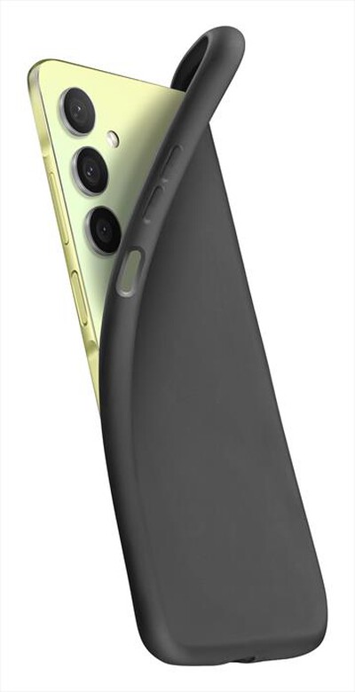 CELLULARLINE - Custodia in gomma CHROMA per Galaxy A26-Nero