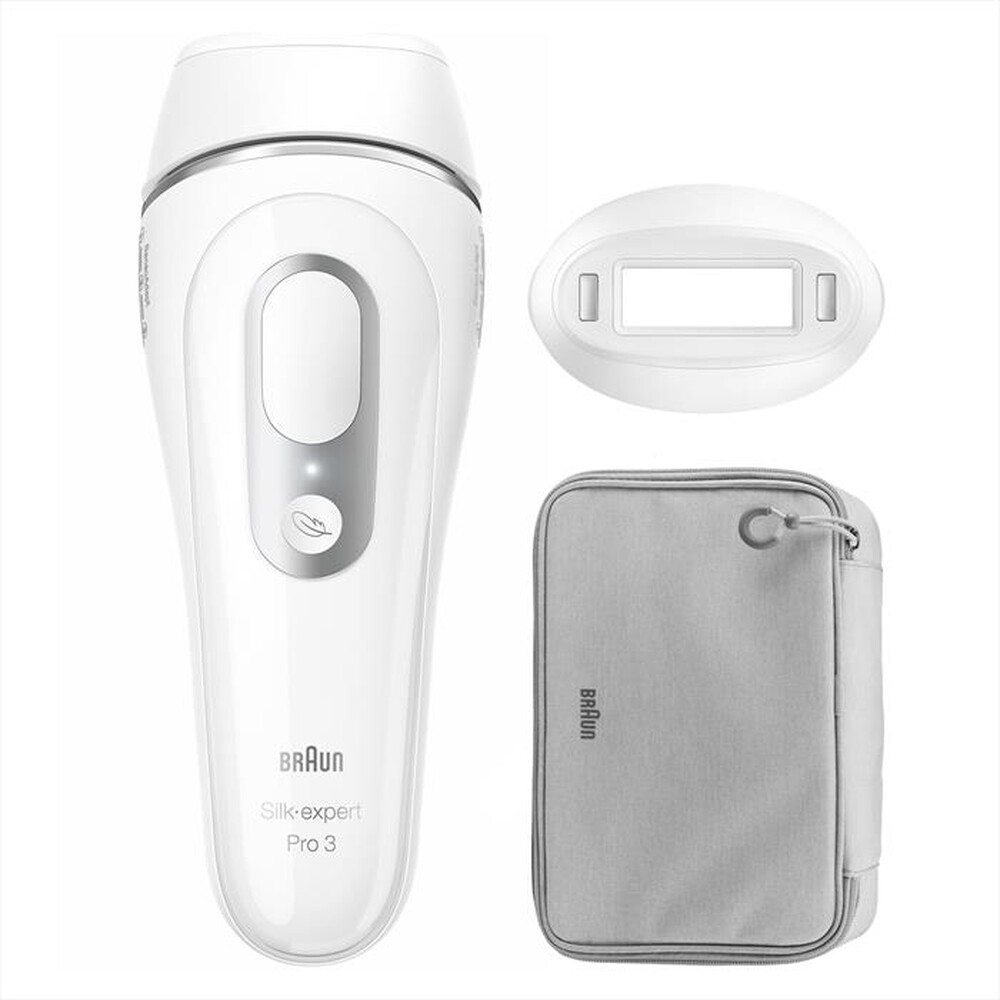 "BRAUN - Epilatore LUCE PULSATA PL3020-BIANCO/GRIGIO"