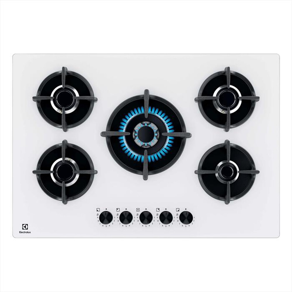 Immagine del prodotto ELECTROLUX - Piano cottura gas EGG75372W 5 fuochi 74cm-Bianco