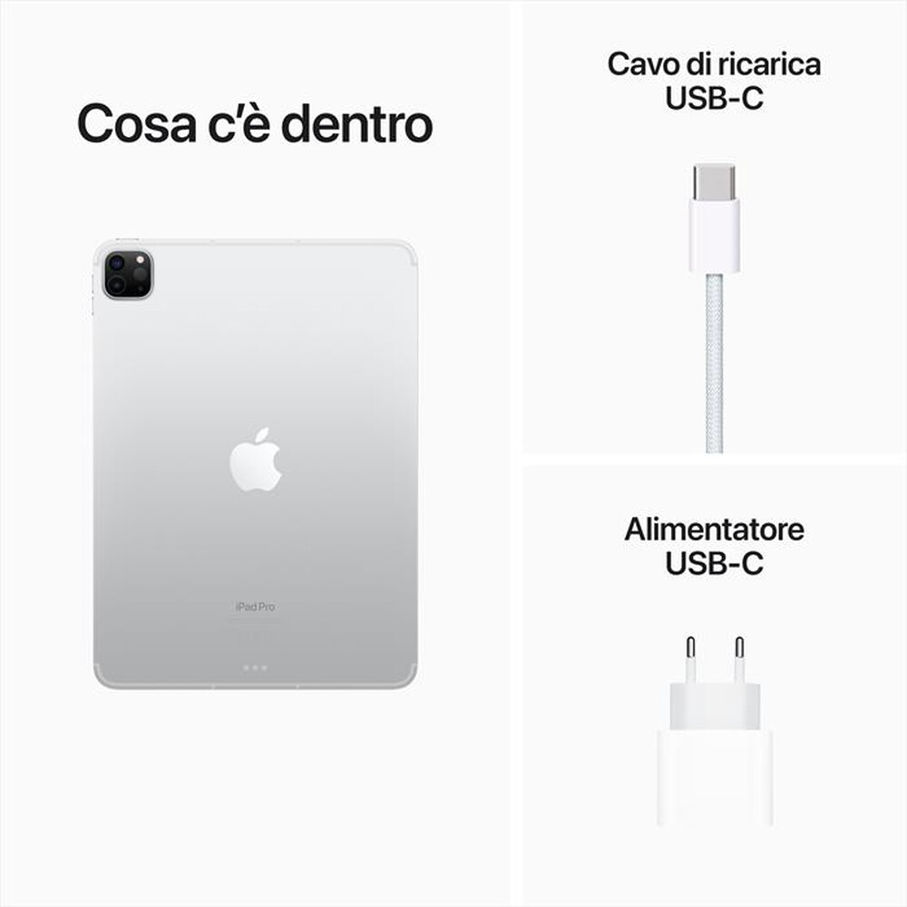 "APPLE - iPad Pro 11\" WI-FI + CELLULAR 512GB-Argento"