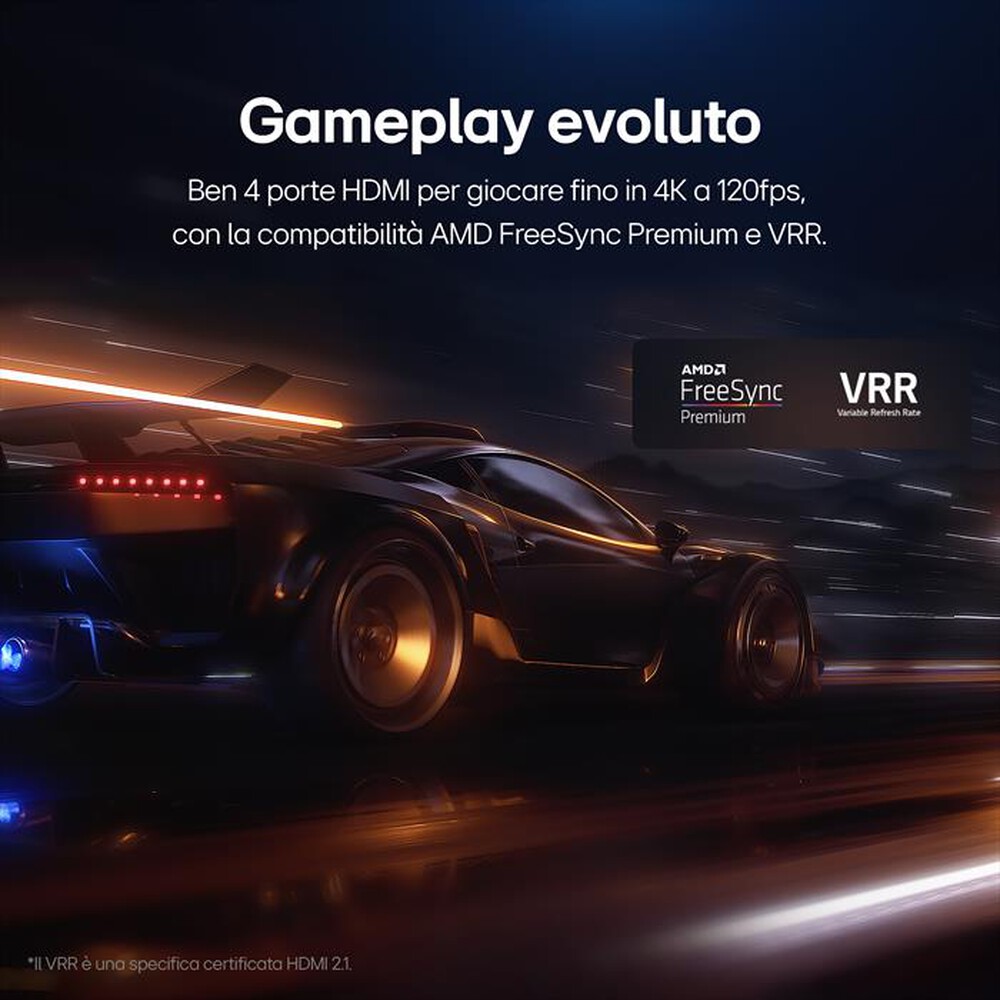 Immagine del prodotto LG - Smart TV 75" Mini LED 4K 75QNED87T6B 120Hz-Grigio