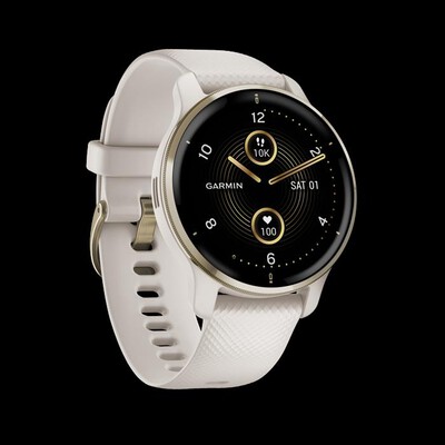 GARMIN - Smart Watch VENU 2 PLUS-Ivory Crea