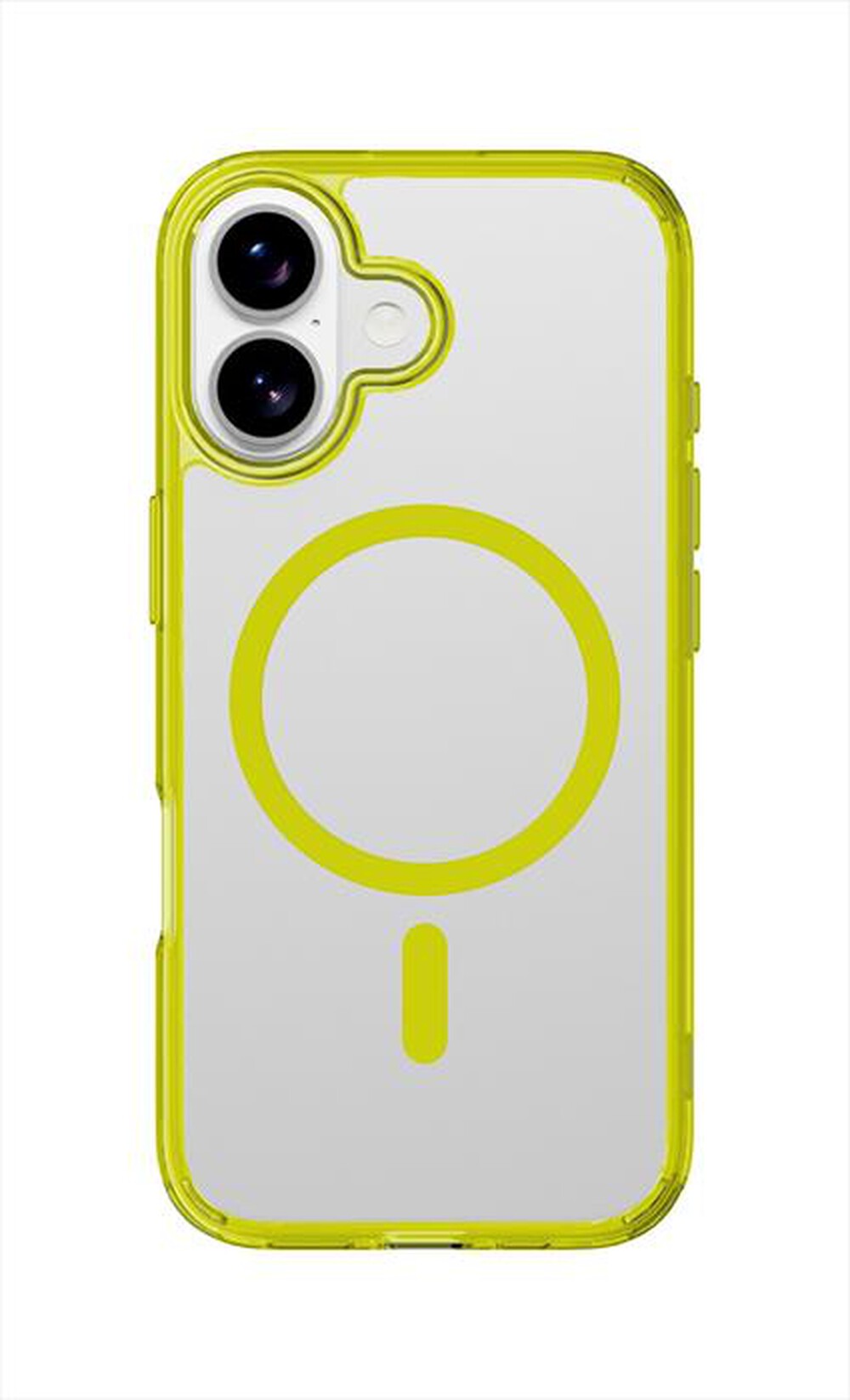Immagine del prodotto CELLULARLINE - Custodia ICONIC MAG per IPHONE 17-Lime, Trasparente