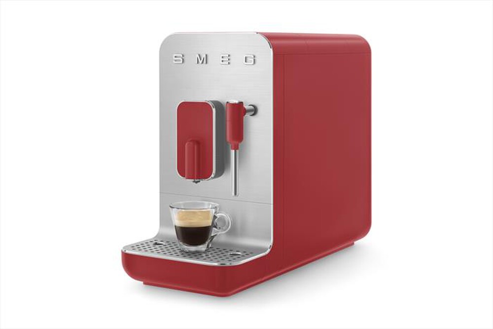 "SMEG - Macchina Caffè Automatica 50's Style – BCC02RDMEU-Rosso opaco"