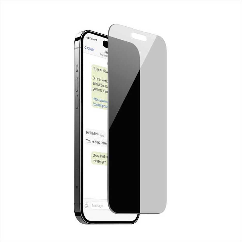 Immagine del prodotto PURO - Vetro temperato per iPhone 15/16 PUSDGPRIPHONE1661-Trasparente