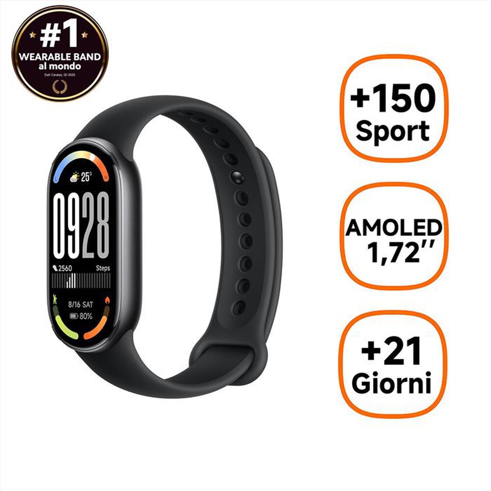 XIAOMI - XIAOMI SMART BAND 10-Black