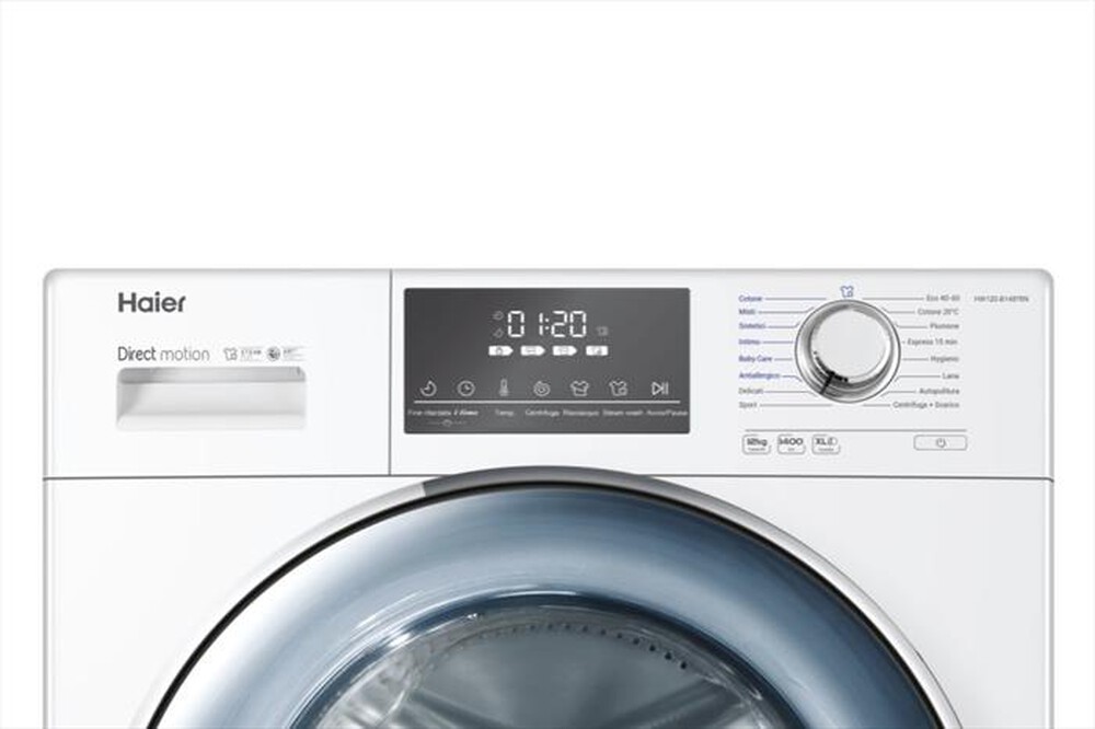 "HAIER - Lavatrice HW120-B14876N-IT 12 Kg Classe A-Bianco"