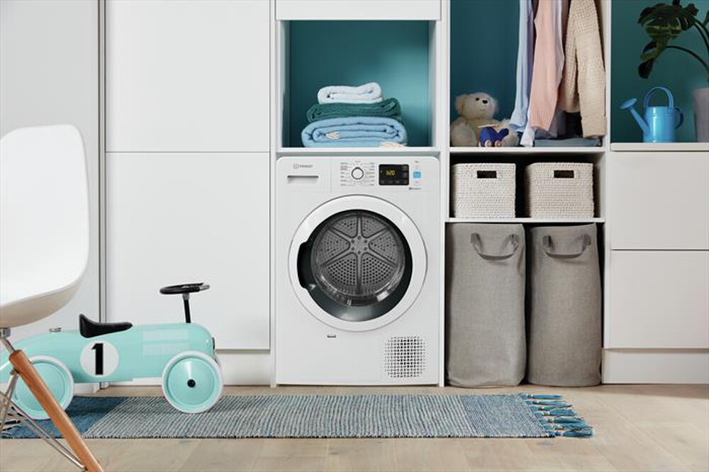 "INDESIT - Asciugatrice PUSH&GO YT M11 92K RX IT 9 Kg - A++-Bianco"