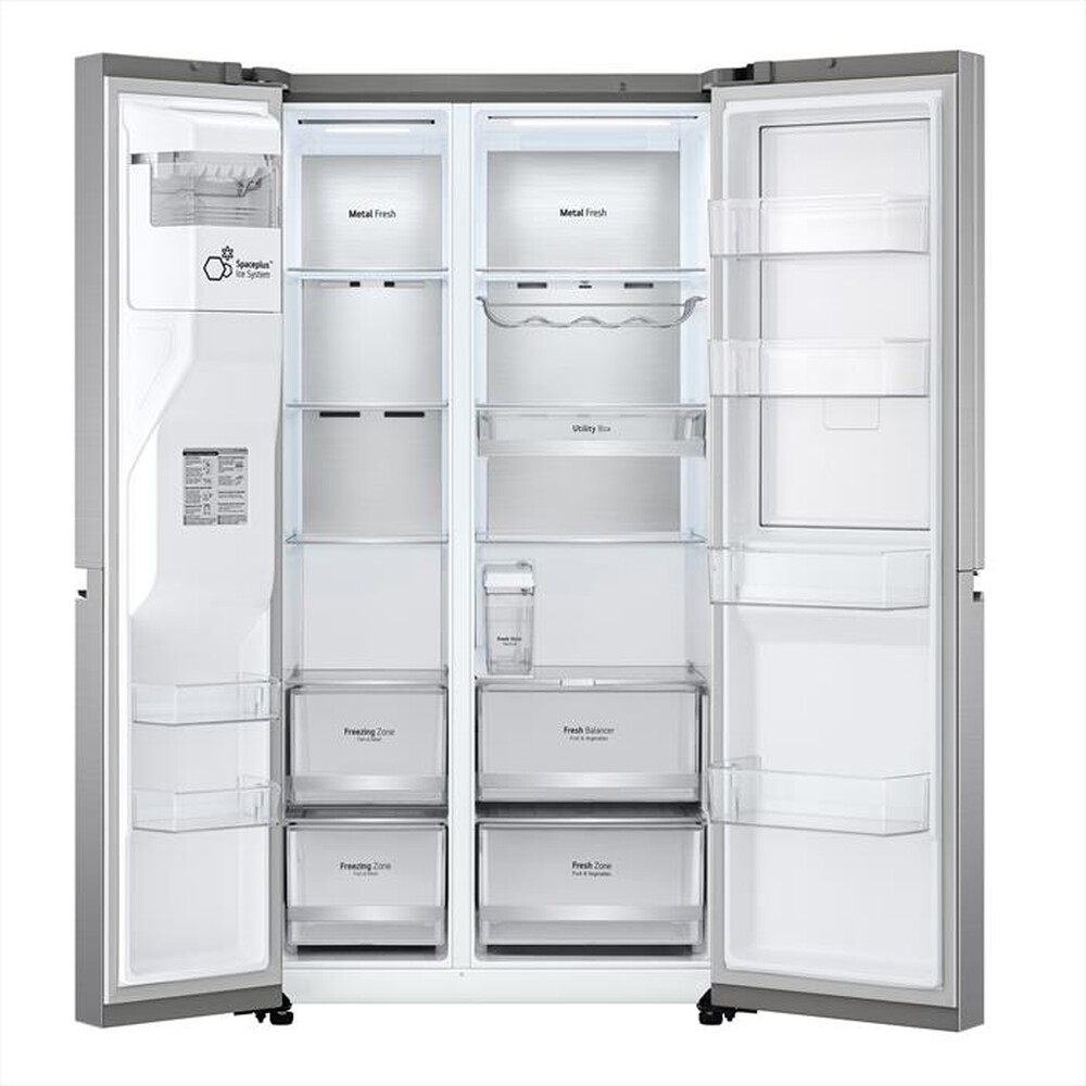 "LG - Frigorifero side by side GSJV91PZAE Classe F-Inox Premium"