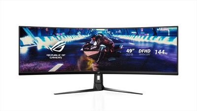 ASUS - XG49VQ-Red+Dark Gray