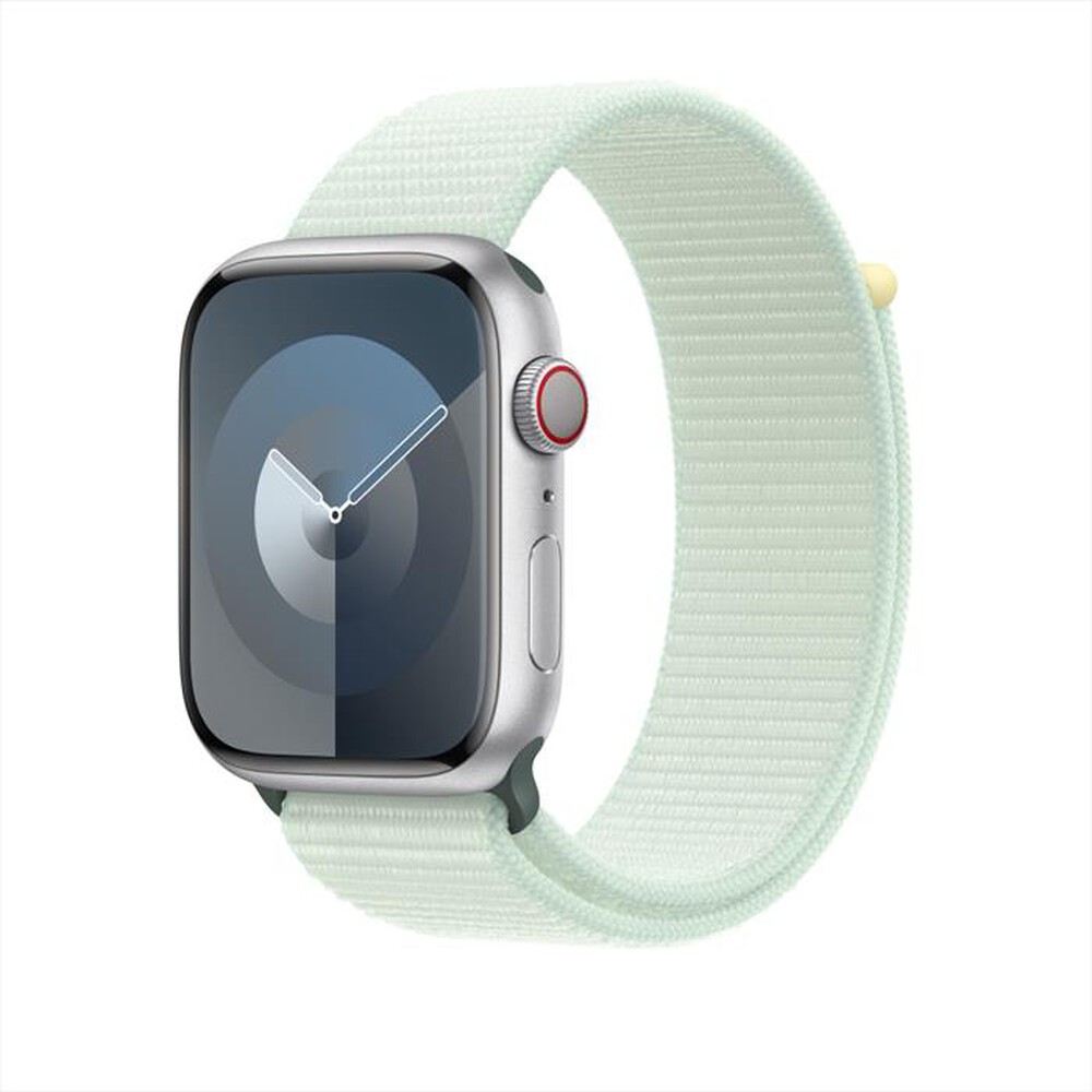 "APPLE - Cinturino Sport Loop per Apple Watch 45mm-Menta fredda"