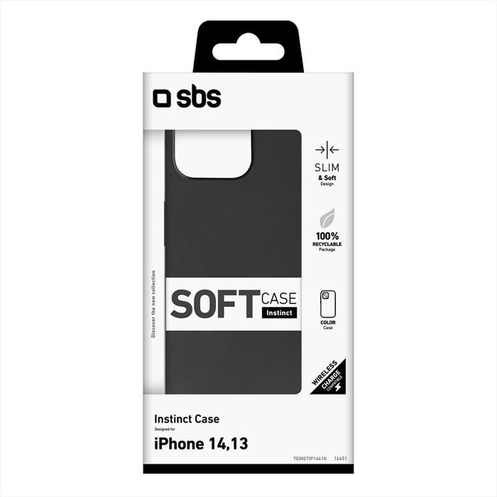 "SBS - Cover Instinct TEINSTIP1461K per iPhone 14-Nero"