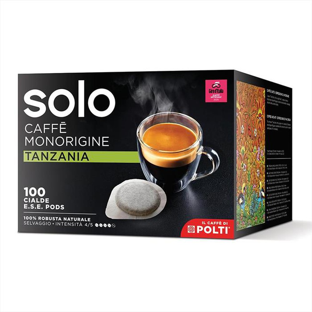 Immagine del prodotto POLTI - SOLO CAFF&Egrave; MONORIGINE - TANZANIA 100 CIALDE-Tanzania
