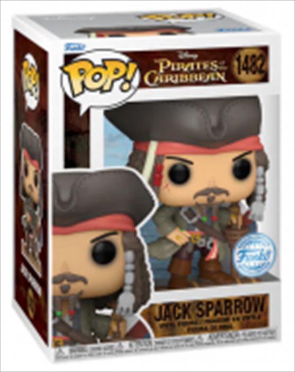 "FUNKO - 81940 S Pirates of the Caribbean Jack Sparrow 1482"