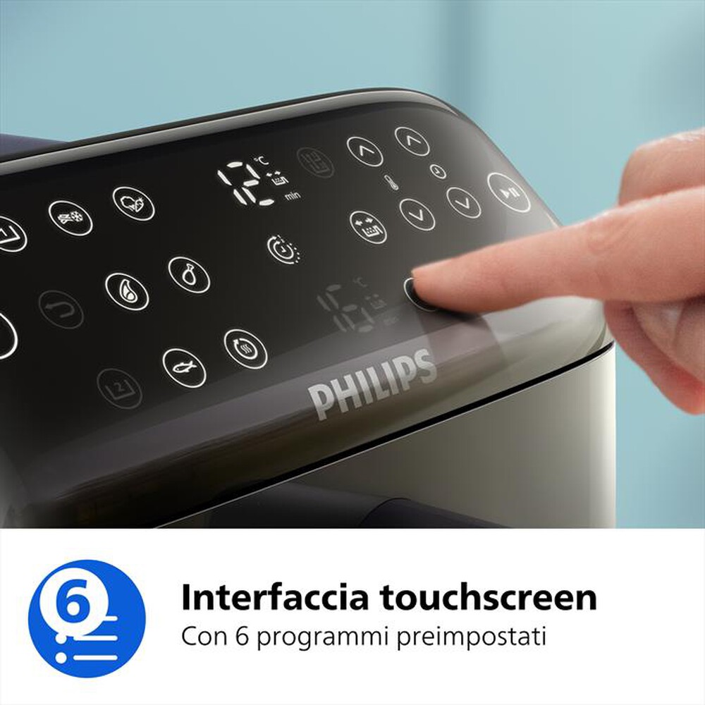 Immagine del prodotto PHILIPS - Friggitrice AIRFRYER SERIE 4000 DA 10L NA462/70-Nero/Rame