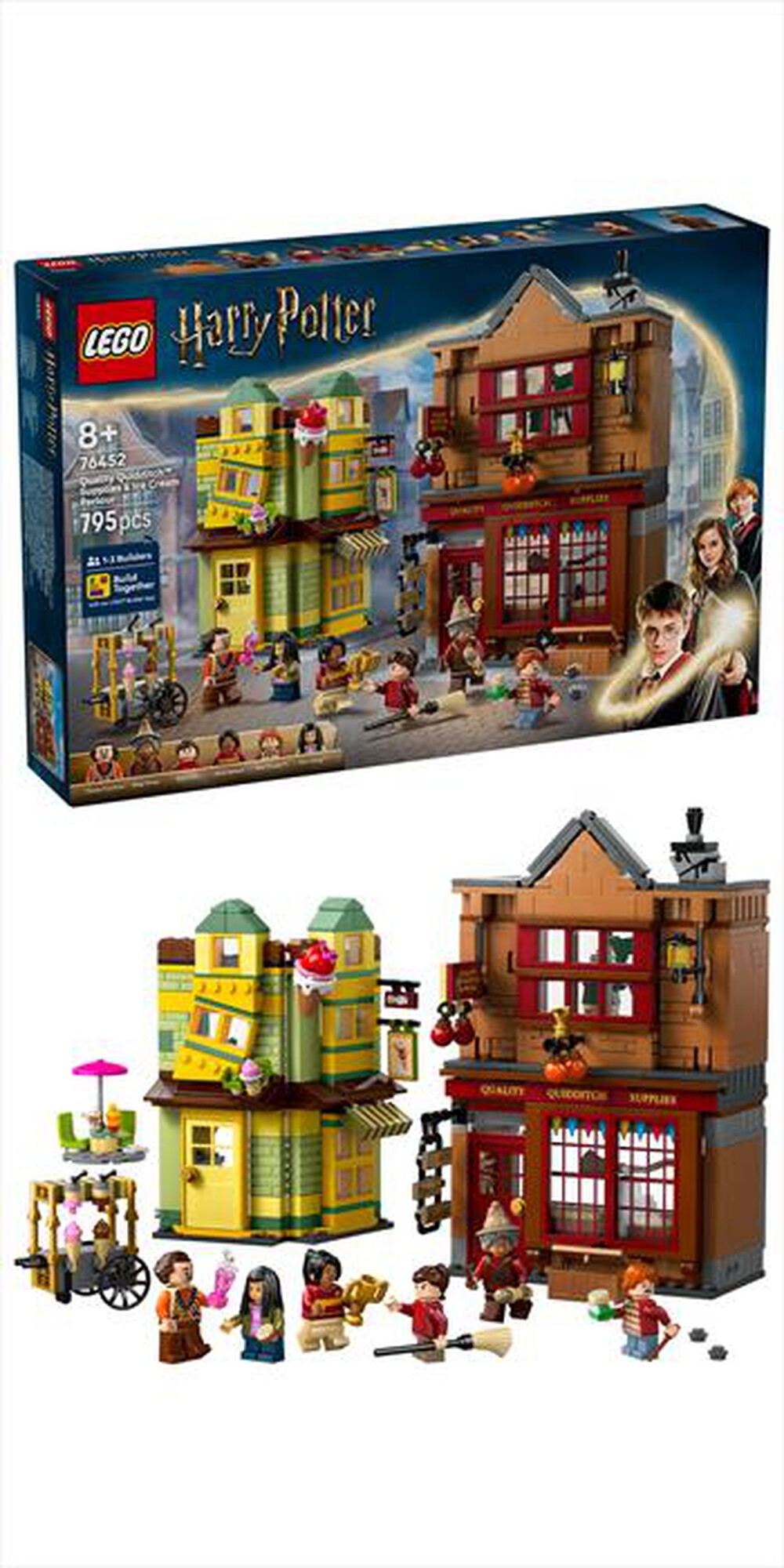 "LEGO - ACCESSORI PER IL QUIDDITCH E GELATERIA-,"