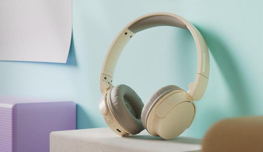 "PHILIPS - Cuffie a padiglione chiuso TAH3209BG/00-Beige"