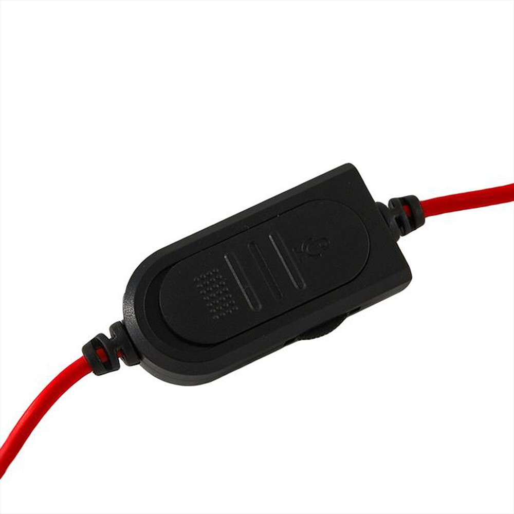 "XTREME - PRO HEADSET STEREO-NERO/ROSSO"