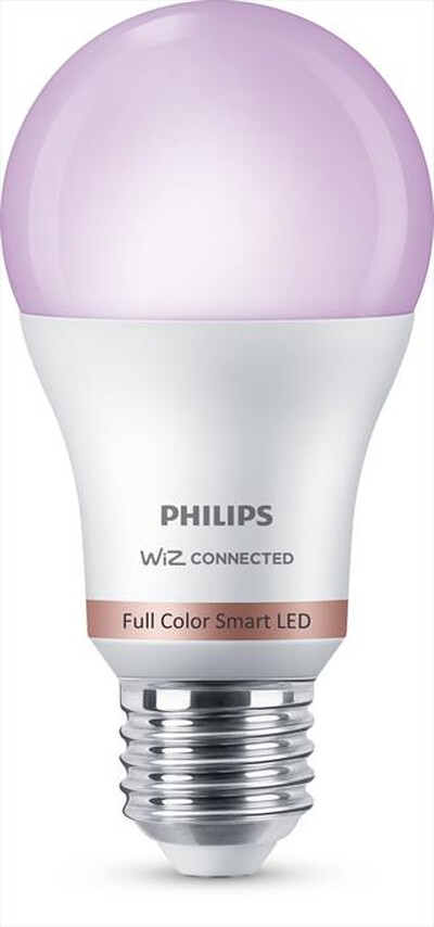 WIZ - Smart LED Lampadina RGB Smerigliata 60W E27 pack 2-Luce bianca e colorata