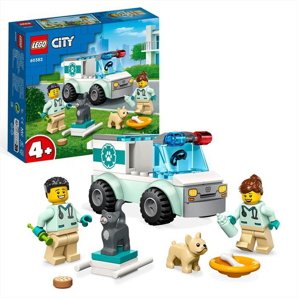 Immagine del prodotto LEGO - CITY FURGONCINO DI SOCCORSO DEL VETERINARIO -60382