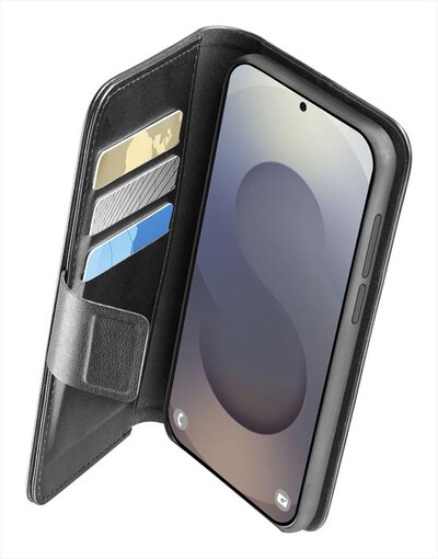 CELLULARLINE - Custodia a libro BOOK AGENDA per Galaxy S25 Ultra-Nero